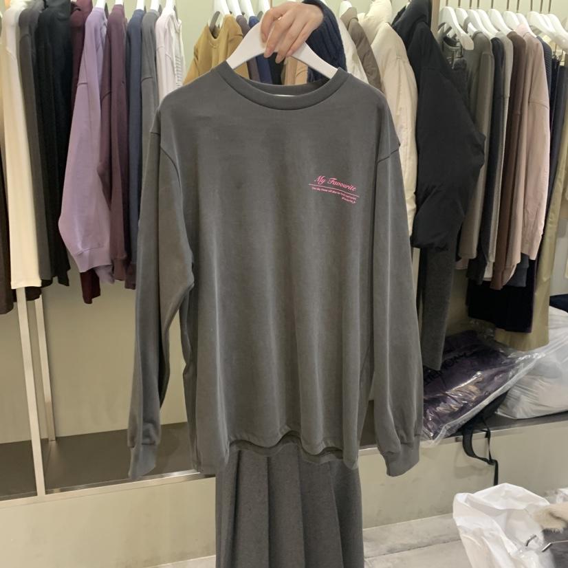 FAVE/FAVOURITE韓國代購㊣女士新品熱賣人氣推薦職業長袖T恤FAVE/FAVOURITE長袖T恤