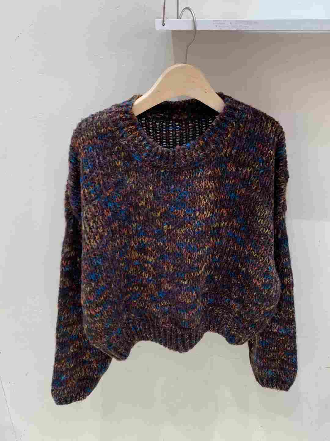 FRIDA韓國代購㊣女裝新款熱賣職業休閑25秋冬時尚推薦毛衣手工FRIDA毛衣