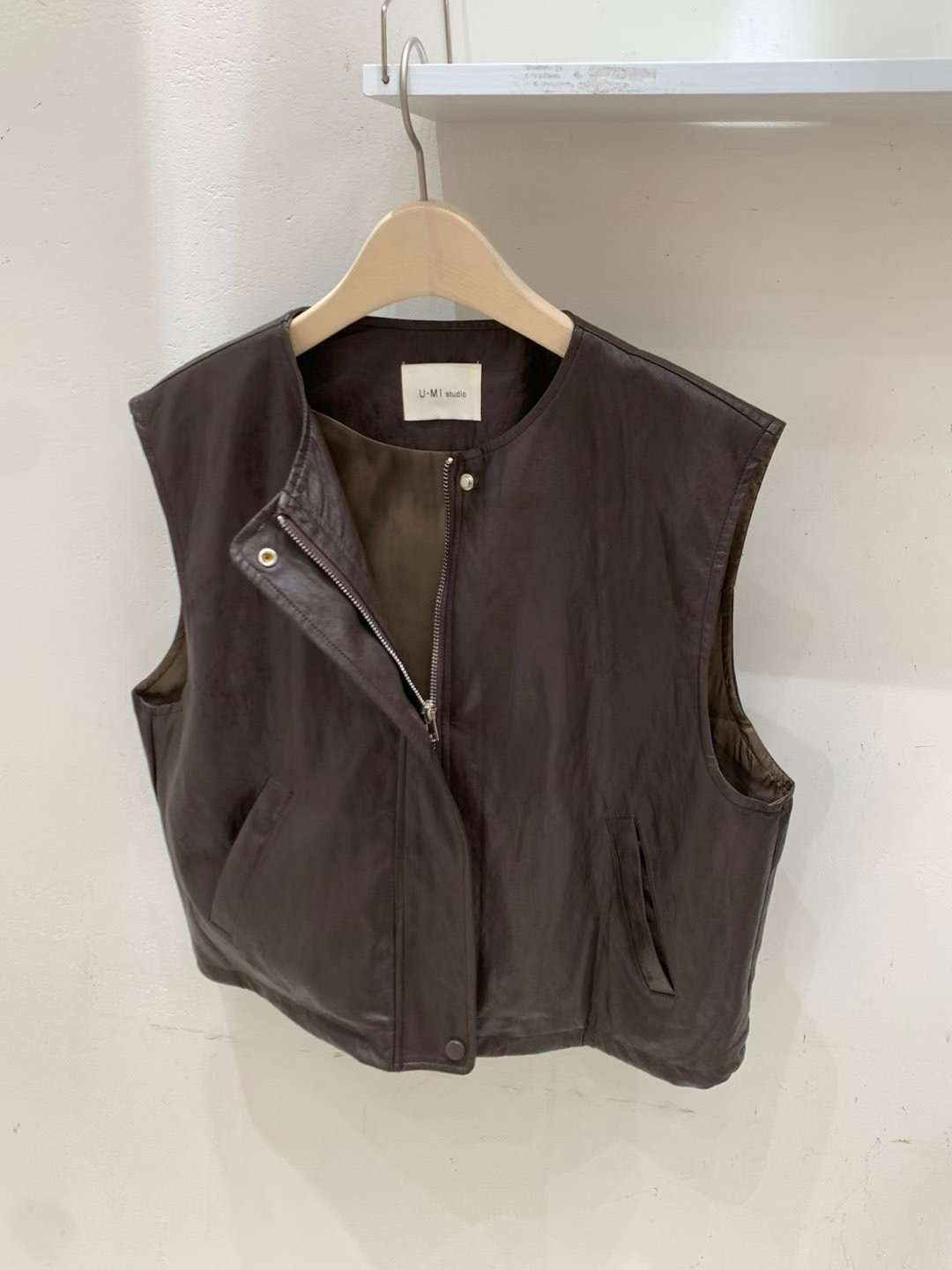 FRIDA東大門㊣代購女裝新款休閑時尚推薦人氣職業熱賣馬甲復古FRIDA馬甲