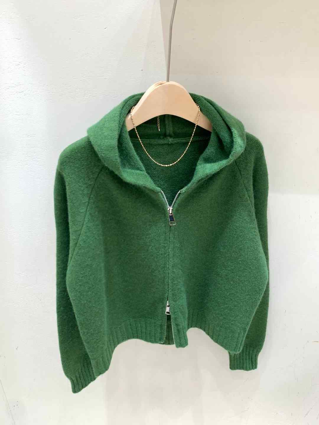 FRIDA韓國直郵㊣女士新款人氣職業熱賣休閑25秋冬針織衫拉鏈FRIDA針織衫