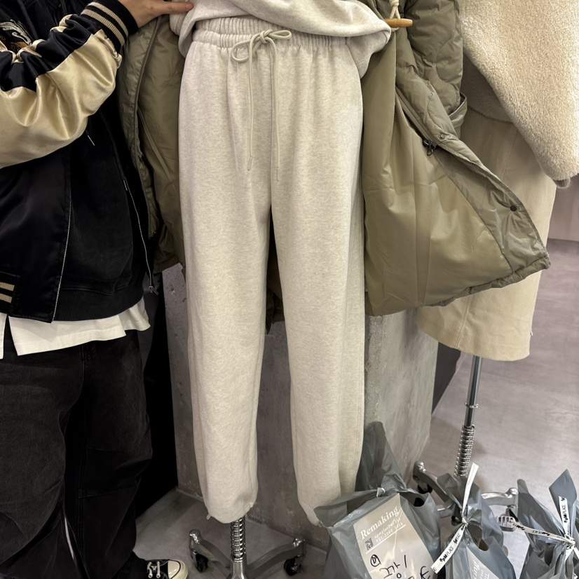 URBANSTORY/REMAKING東大門㊣代購女裝新品休閑休閑褲加絨Remaking/URBANSTORY休閑褲