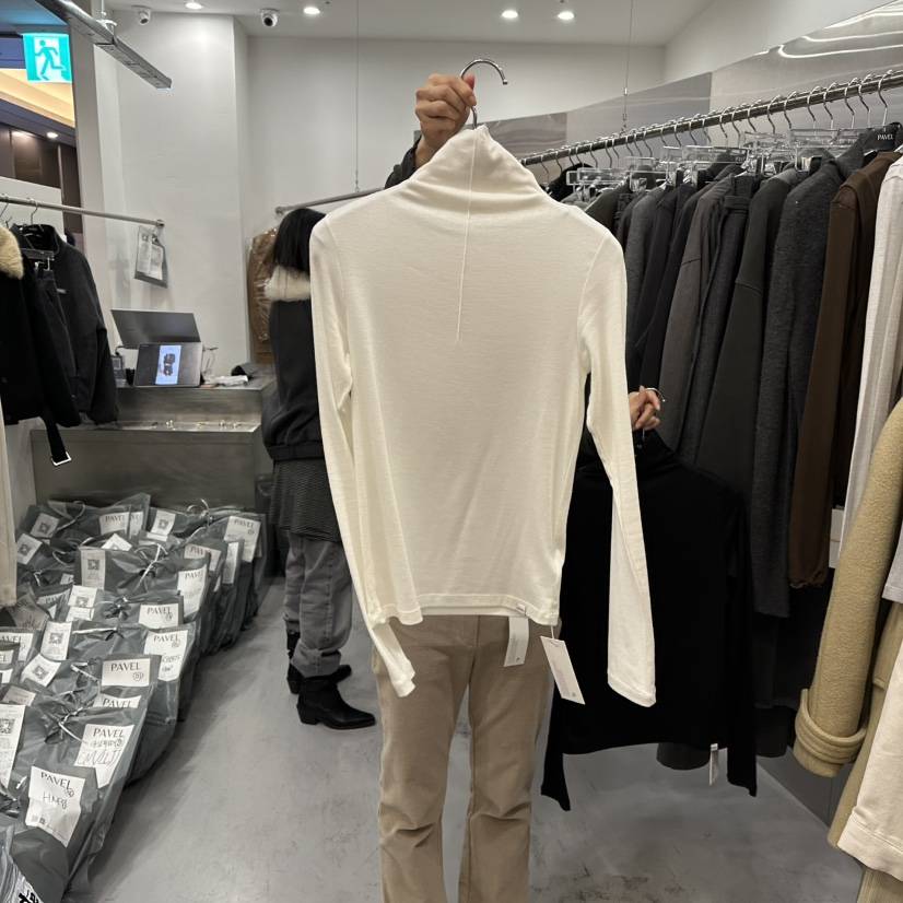 PAVEL韓國代購㊣女士新款25秋冬時尚熱賣休閑職業人氣長袖T恤PAVEL長袖T恤