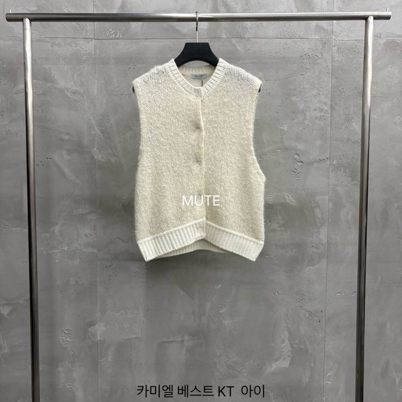 MUTE-P東大門㊣實拍女裝新品25秋冬熱賣真品人氣時尚休閑馬甲MUTE馬甲