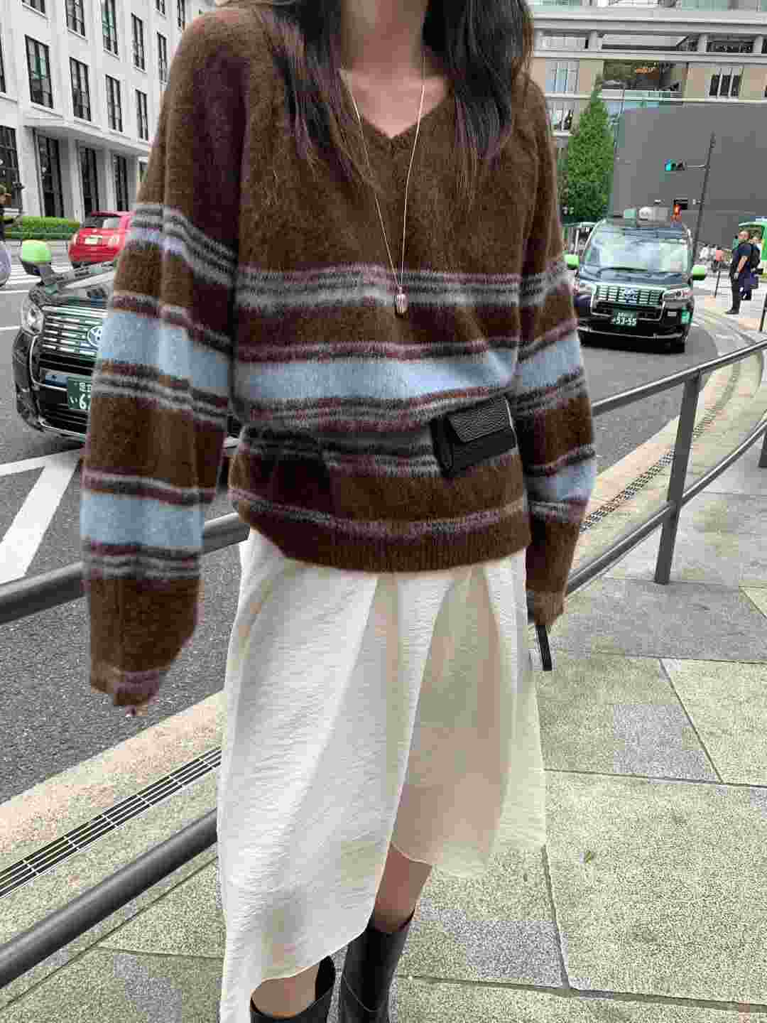 MELLOUNGE-멜라운지-T東大門㊣直郵女士新品真品針織衫不含腰包MELLOUNGE-T針織衫