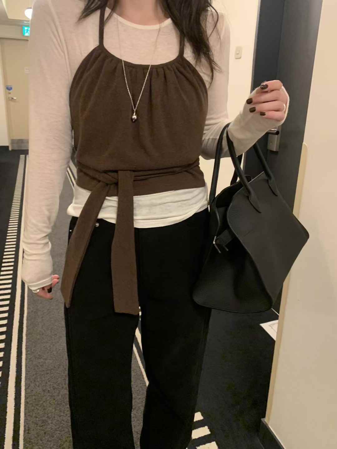 MELLOUNGE-멜라운지-T東大門㊣直郵女裝新品熱賣吊帶背心不含內搭MELLOUNGE-T吊帶/背心