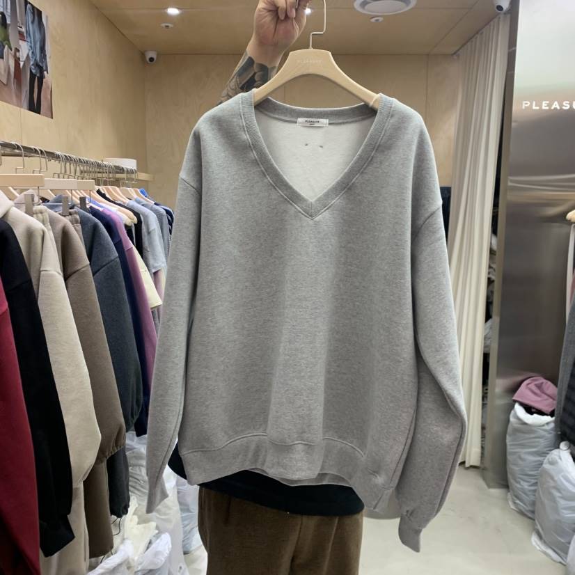 PLEASURE東大門㊣直郵女裝新品時尚推薦休閑25秋冬衛衣加絨PLEASURE衛衣