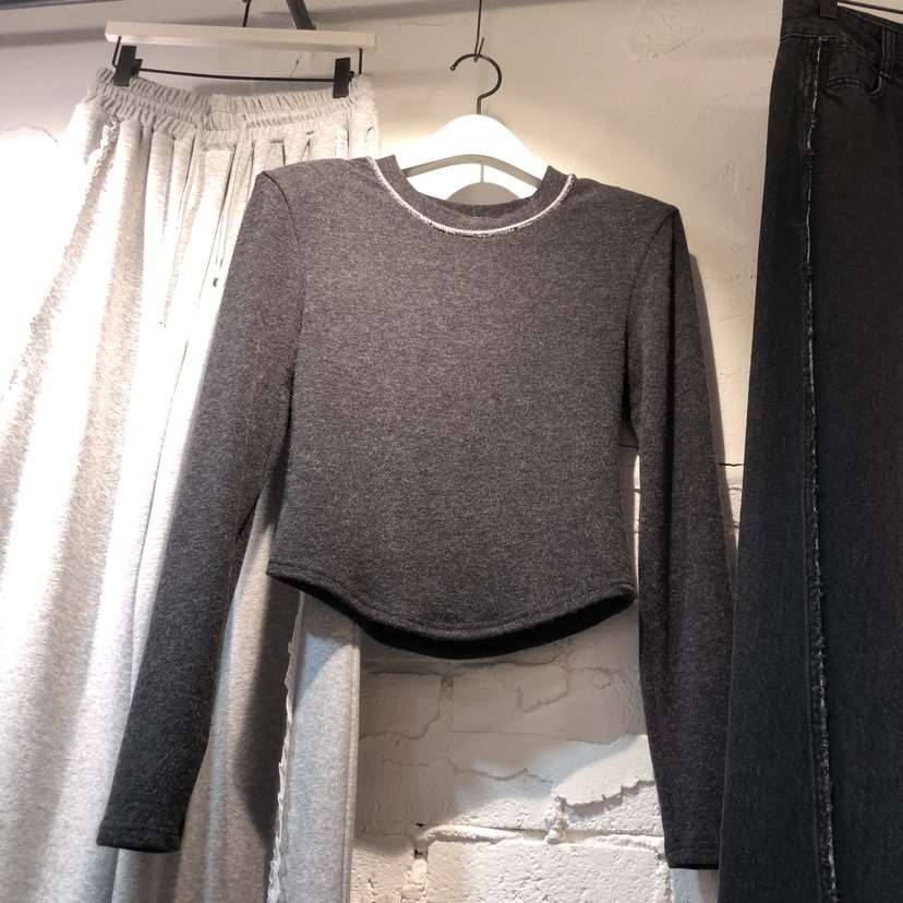 OZ韓國代購㊣女裝新品真品人氣推薦熱賣休閑職業25秋冬長袖T恤OZ.ounce長袖T恤