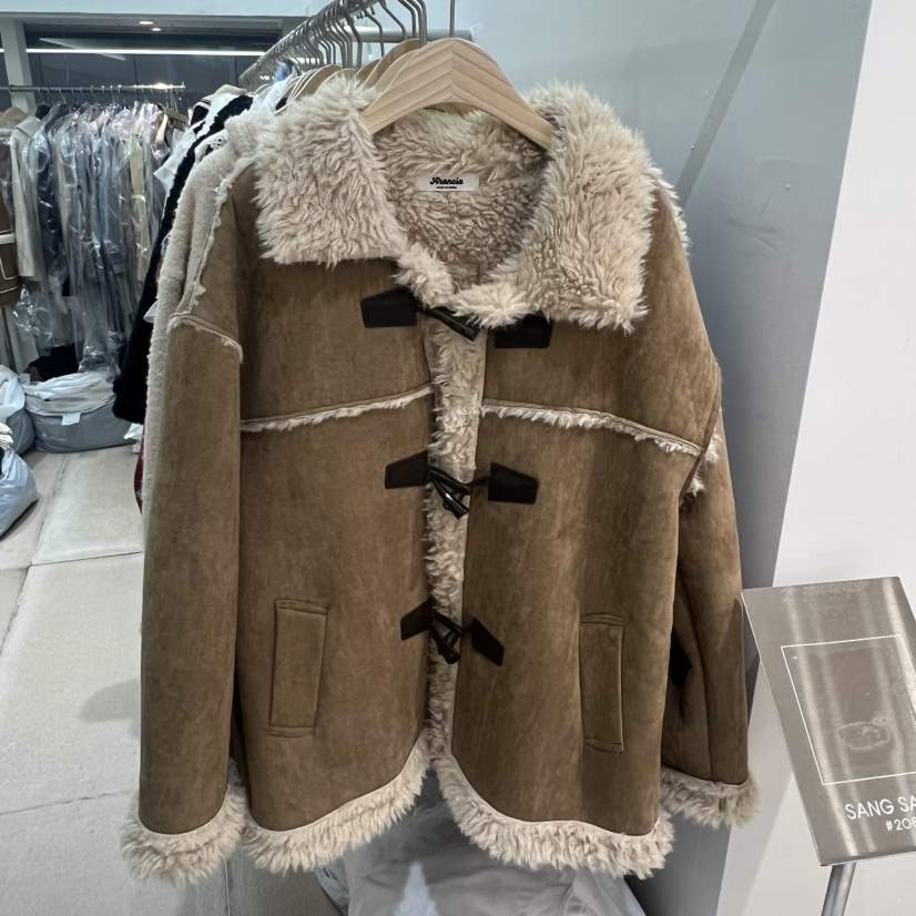 ARANCIA東大門㊣直郵女裝新款時尚人氣休閑25秋冬真品夾克毛皮ARANCIA夾克