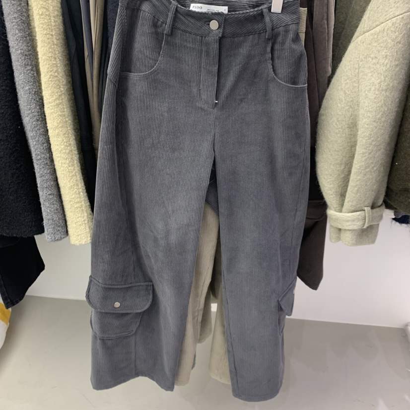 PADO東大門㊣代購女士新品時尚25秋冬人氣推薦真品休閑褲口袋PADO休閑褲