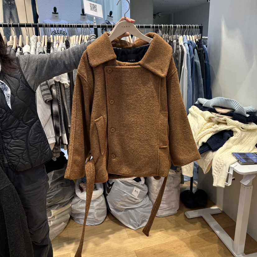 TARA韓國代購㊣女裝新款時尚熱賣人氣25秋冬真品職業推薦夾克TARA夾克