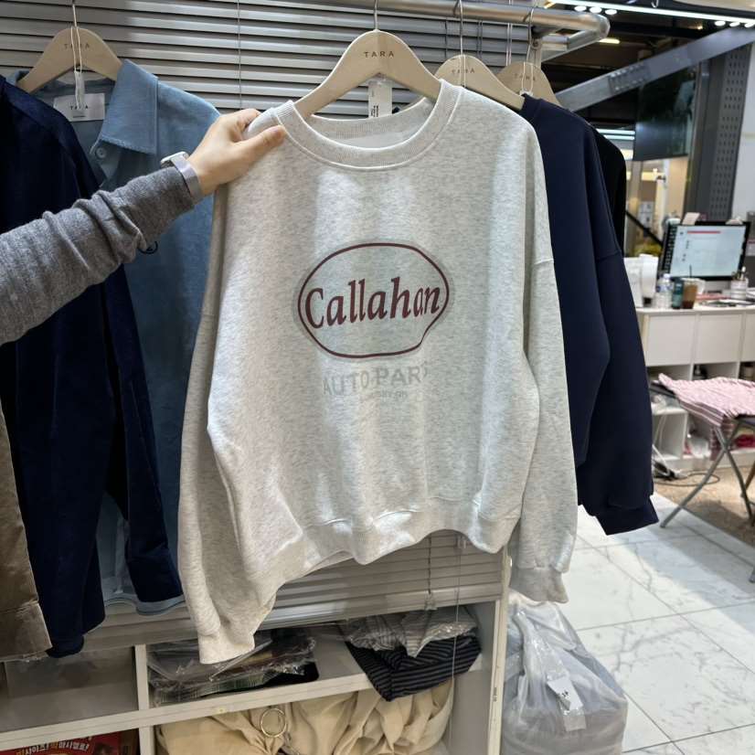 TARA韓國代購㊣女士新款25秋冬推薦職業時尚真品熱賣人氣衛衣TARA衛衣