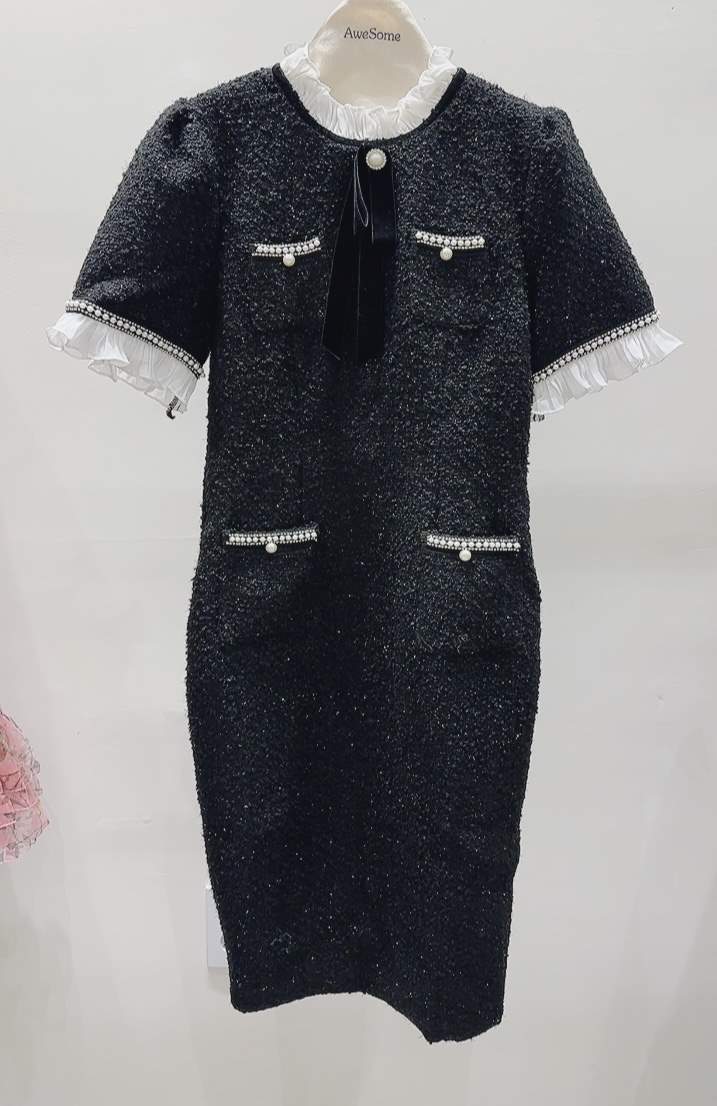 AWESOME-P東大門㊣實拍女裝新品熱賣人氣25秋冬時尚連衣裙AWESOME-P連衣裙