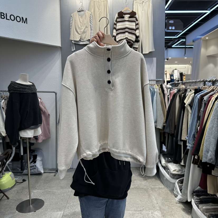 BLOOM韓國直郵㊣女士新款推薦人氣時尚25秋冬職業熱賣休閑衛衣BLOOM-Q衛衣