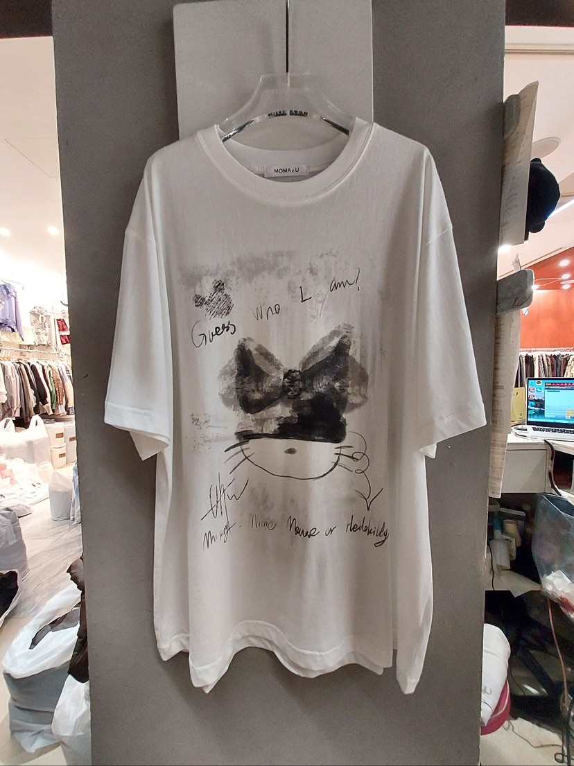 MOMAZU東大門㊣實拍女裝新款真品25秋冬熱賣人氣時尚休閑T恤MOMAZUT恤