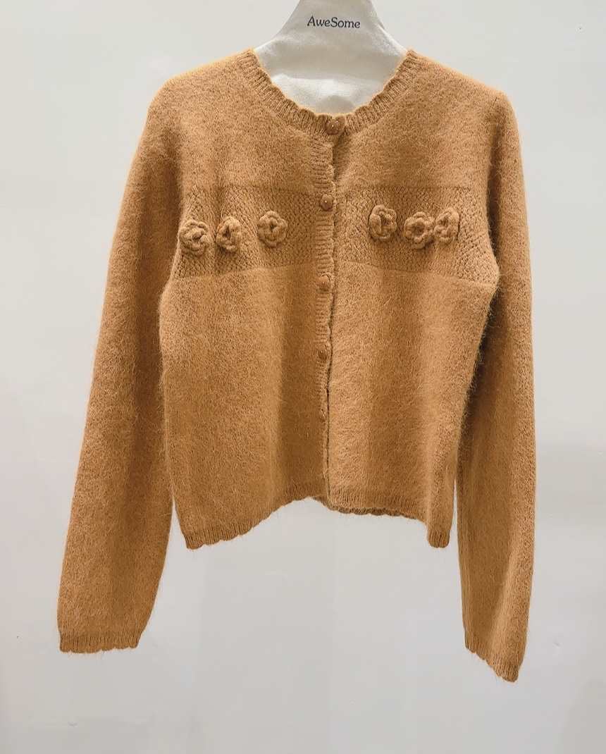 AWESOME-P東大門㊣直郵女裝新款人氣熱賣25秋冬針織衫開衫AWESOME-P針織衫