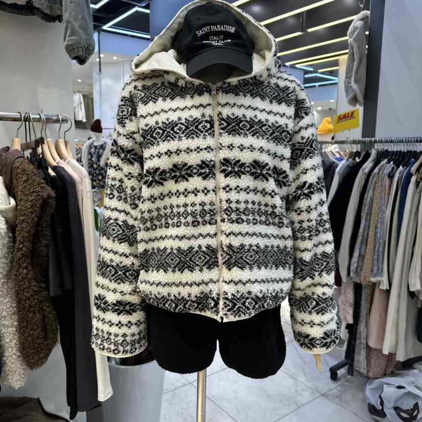 UNDERSTAR_VINTAGE東大門㊣直郵女士新款職業夾克連帽拉鏈衫絨UNDERSTAR_VINTAGE夾克