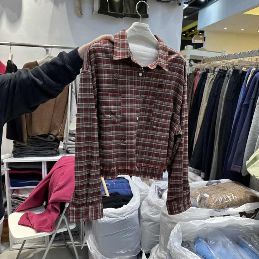 WASHBLUE東大門㊣代購女裝新款時尚休閑職業25秋冬襯衫蕾絲衫WASHBLUE襯衫/蕾絲衫