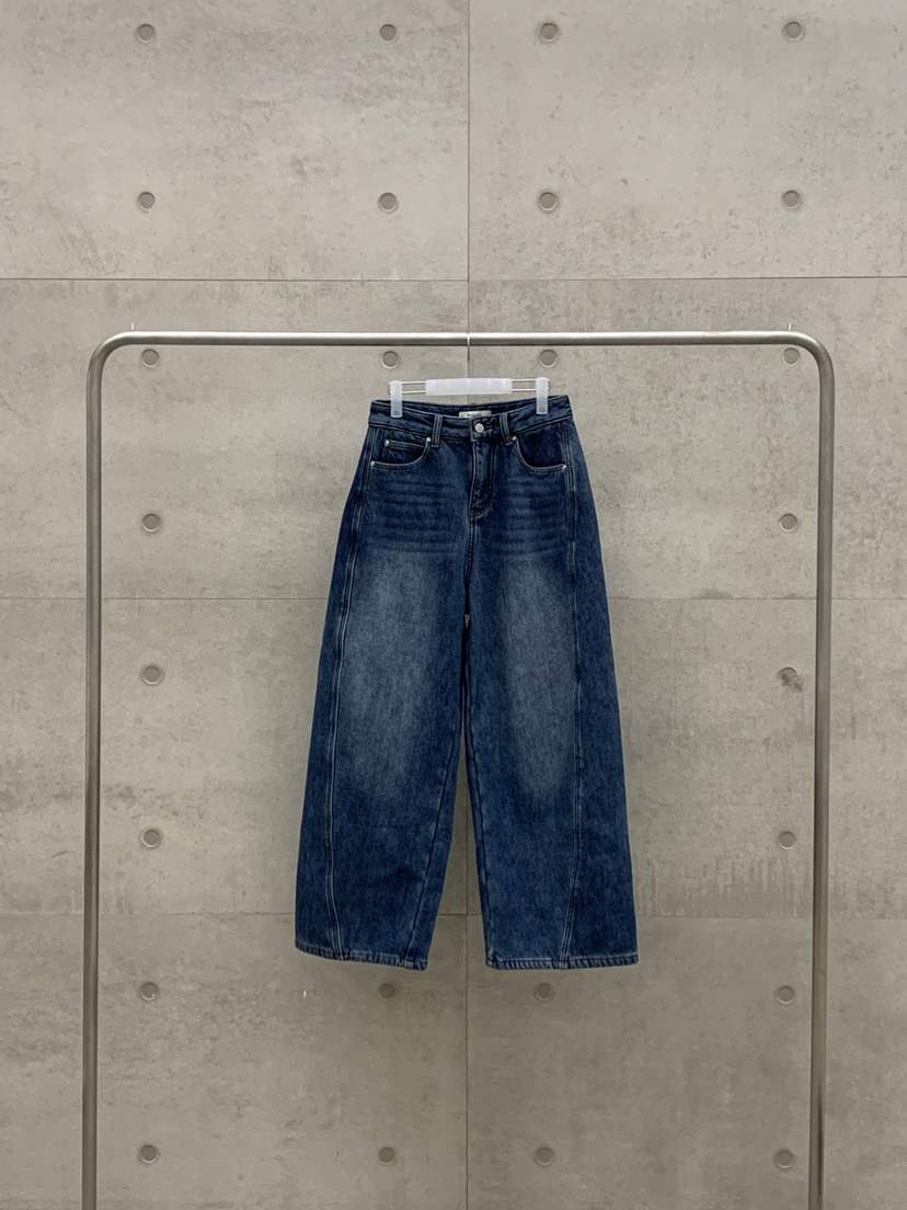 RIVER RAIN韓國代購㊣女裝新品休閑熱賣時尚職業牛仔褲保暖RIVER RAIN牛仔褲