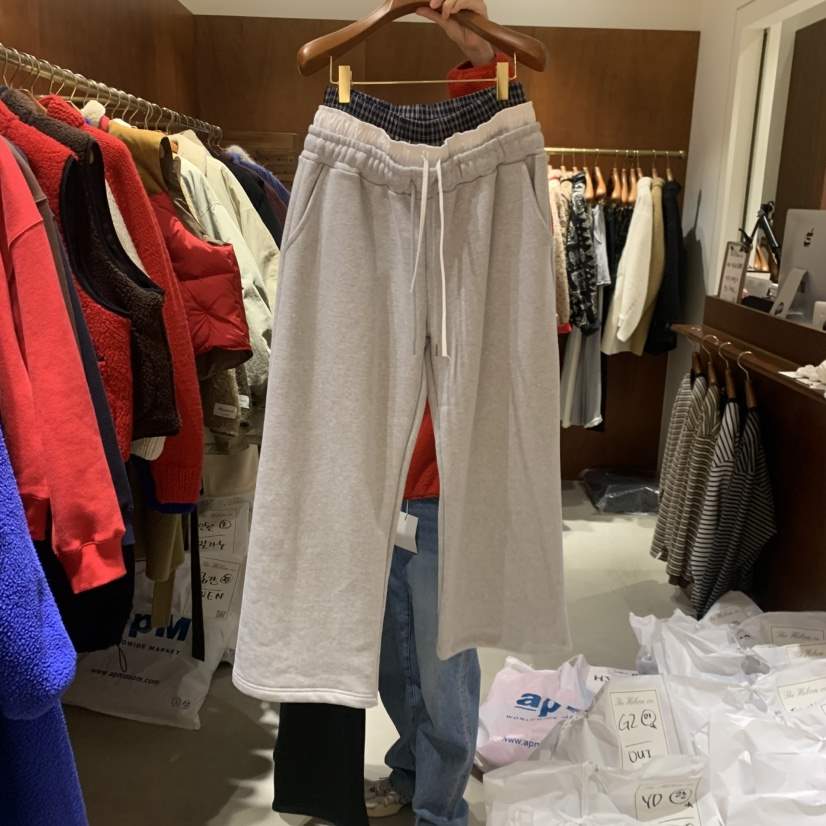 HEBON東大門㊣代購女士新款真品推薦休閑熱賣時尚休閑褲加絨HEBON休閑褲