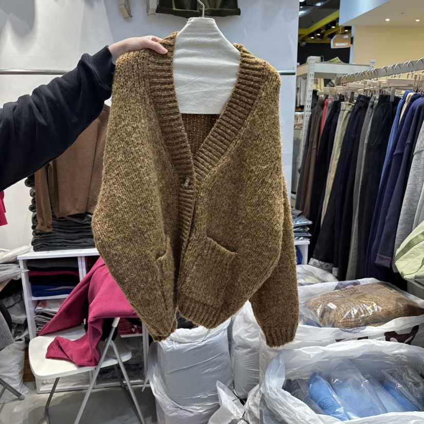 WASHBLUE東大門㊣實拍女裝新款人氣推薦25秋冬針織衫羊毛衫打折WASHBLUE針織衫