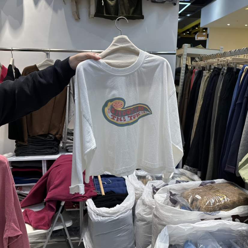 WASHBLUE東大門㊣實拍女士新款熱賣職業時尚推薦長袖T恤打折WASHBLUE長袖T恤