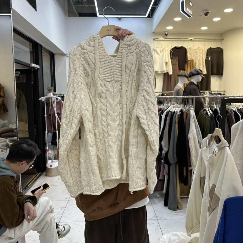 IN KIRA韓國代購㊣女裝新款人氣25秋冬休閑熱賣推薦時尚毛衣IN KIRA毛衣