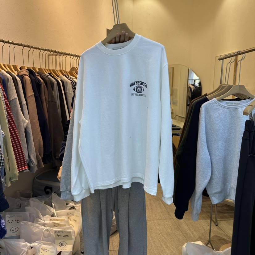 AND FLOYD東大門㊣代購女裝新款職業時尚真品休閑人氣長袖T恤stunning and Floyd長袖T恤