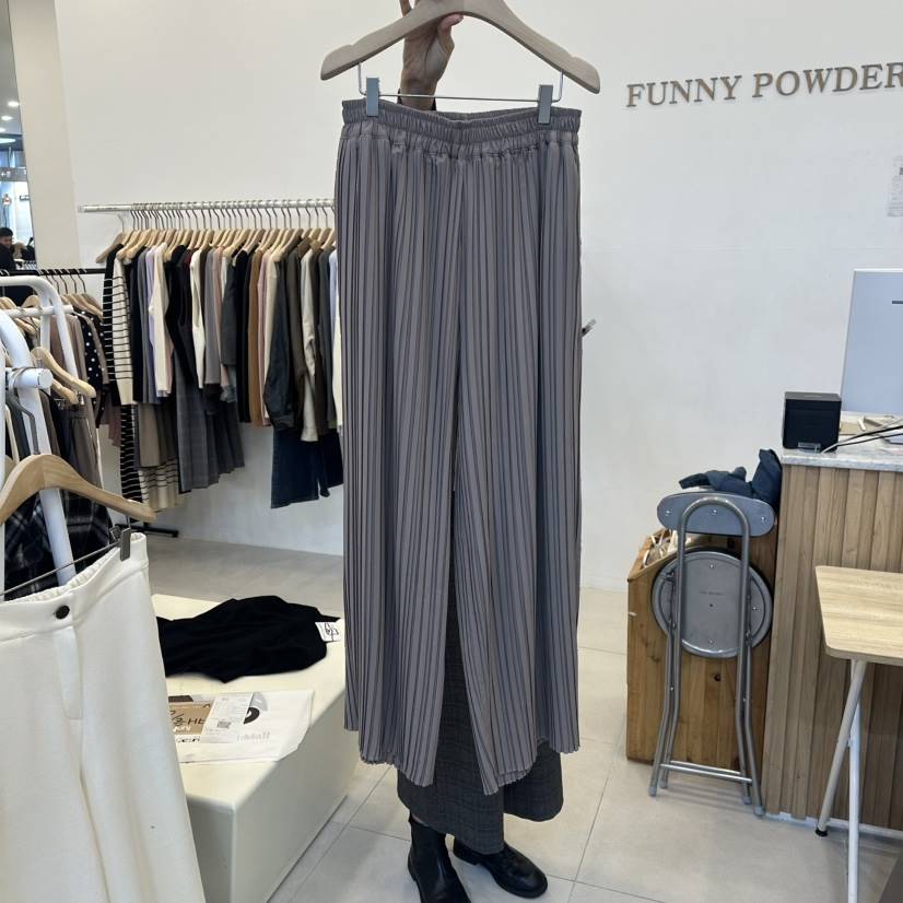 FUNNY POWDER韓國代購㊣女士新品推薦真品人氣時尚25秋冬休閑褲THE FUNNY休閑褲