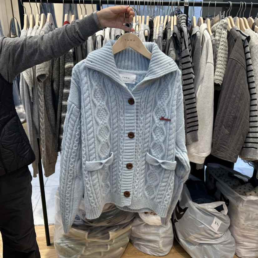 TARA東大門㊣代購女士新款人氣休閑推薦真品25秋冬熱賣毛衣TARA毛衣