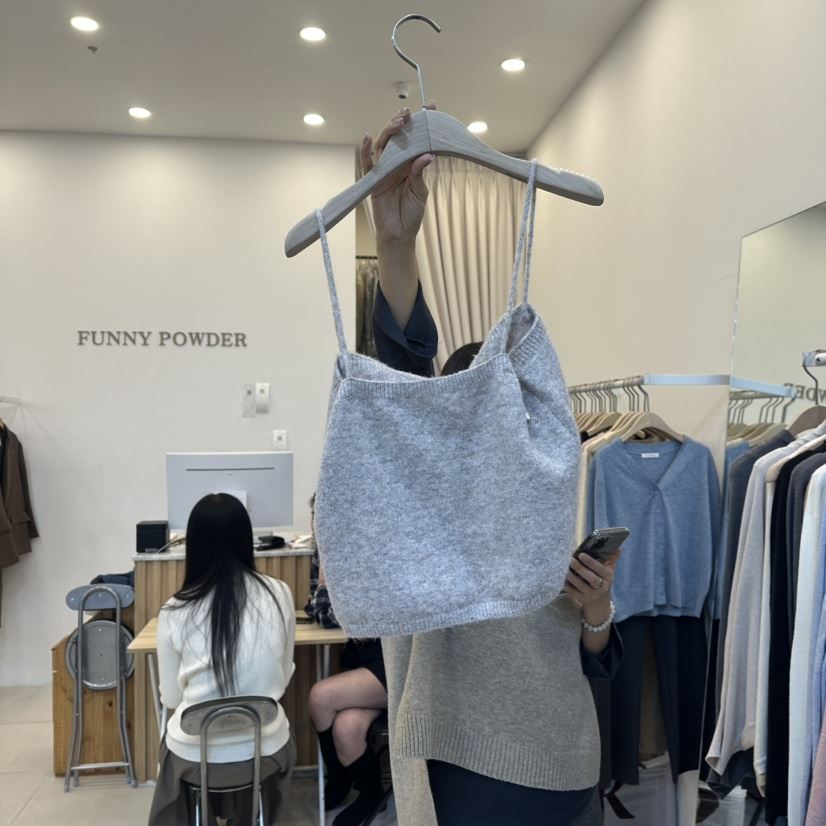 FUNNY POWDER韓國代購㊣女裝新品職業熱賣人氣真品吊帶背心THE FUNNY吊帶/背心