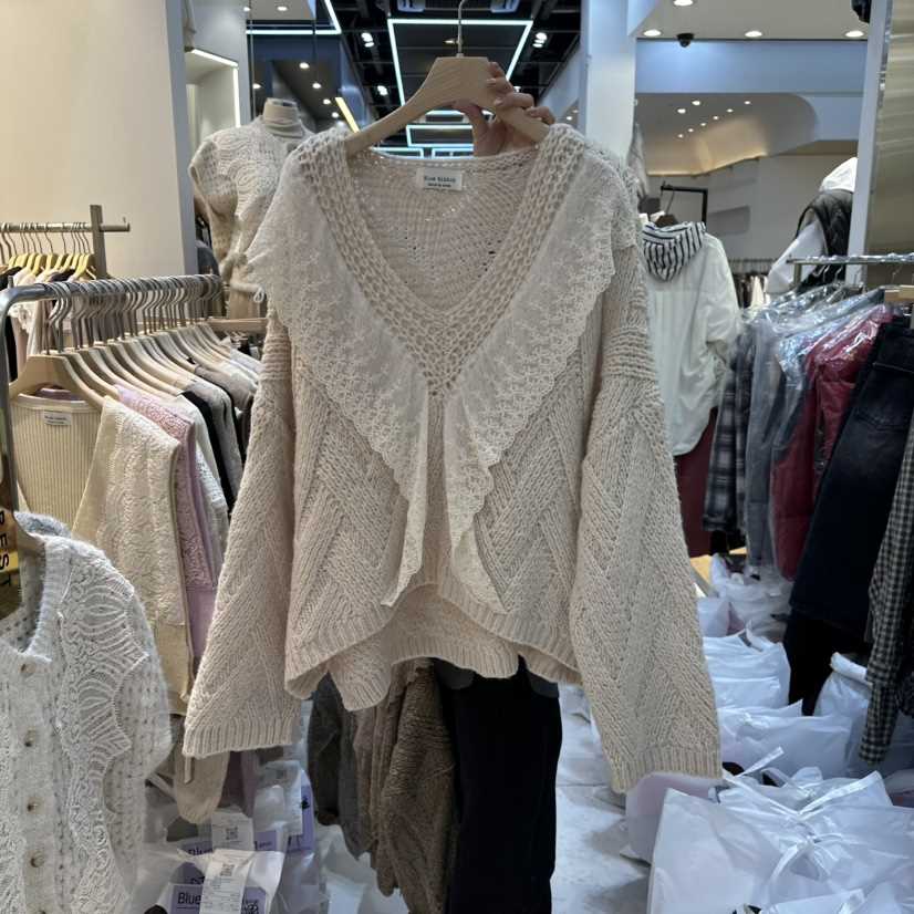 BLUE RIBBON東大門㊣實拍女士新款時尚熱賣人氣真品推薦毛衣BLUE RIBBON毛衣