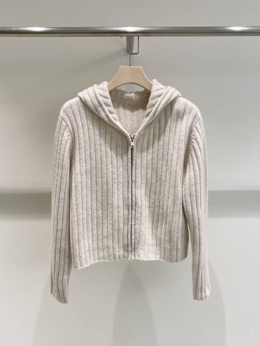 1968韓國直郵㊣女士新款休閑25秋冬熱賣針織衫拉鏈開衫連帽1968/YEOUYA針織衫