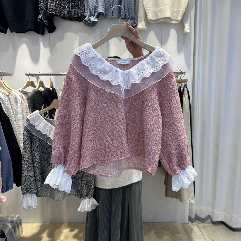 LADYBUG+ADORABLE東大門㊣代購女士新品真品人氣襯衫蕾絲衫LADYBUG/Adorable襯衫/蕾絲衫