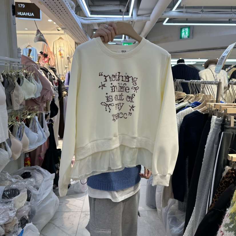 AKRA BY ART東大門㊣實拍女裝新品推薦時尚25秋冬職業衛衣AKRA BY ART衛衣