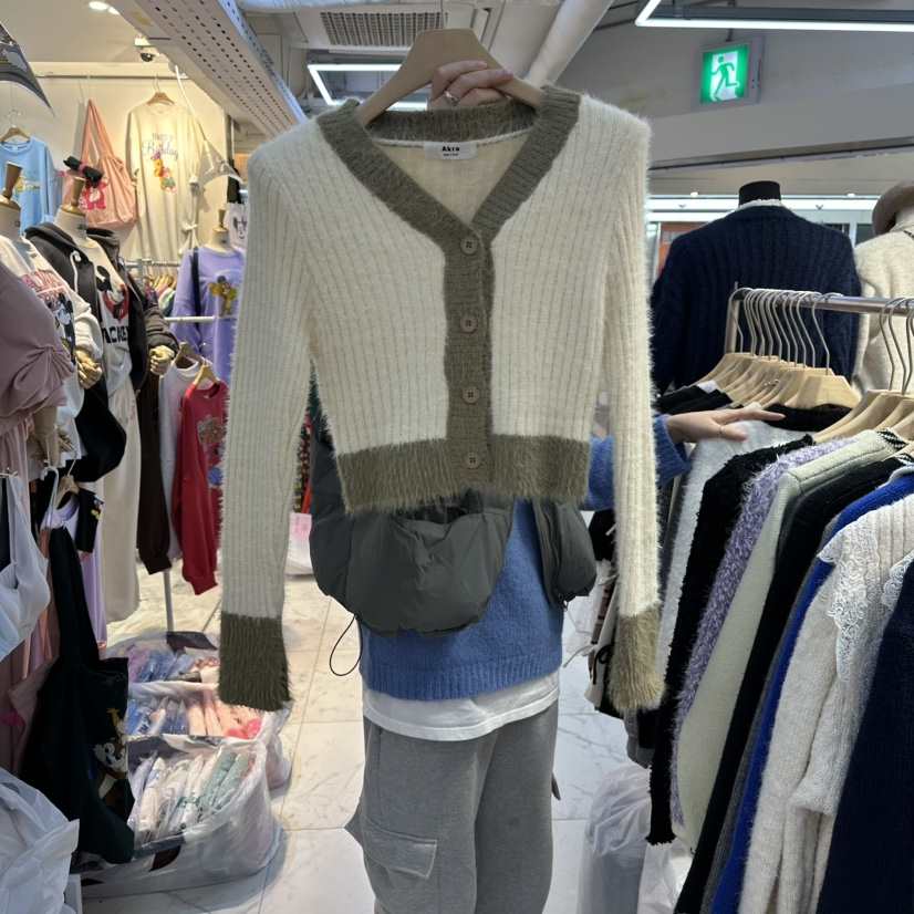 AKRA BY ART韓國代購㊣女裝新款時尚人氣真品推薦休閑針織衫AKRA BY ART針織衫