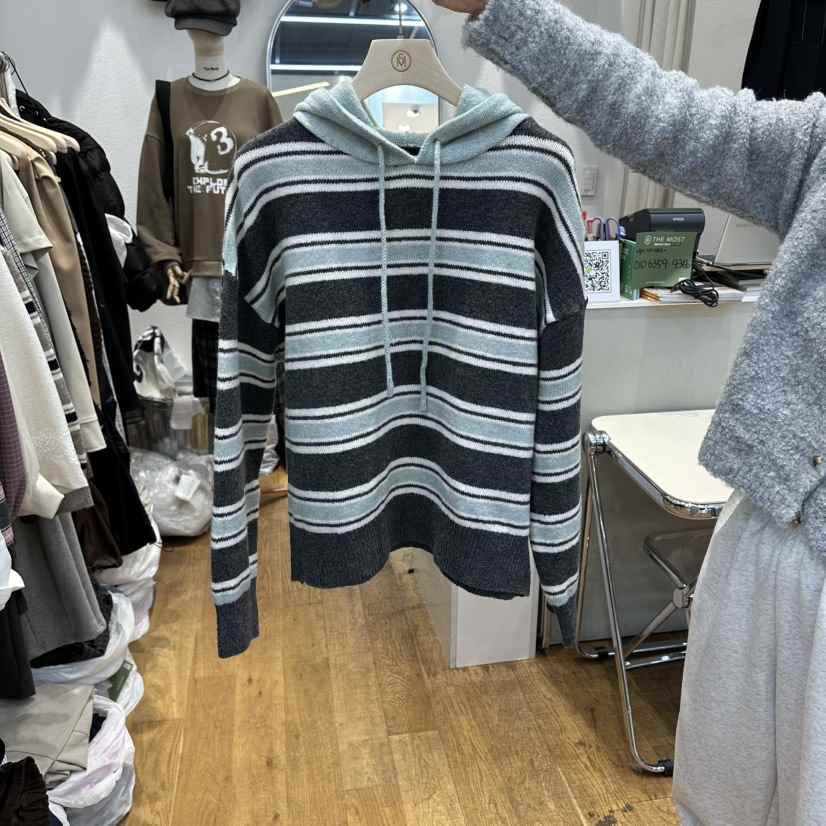 THE MOST-Q韓國代購㊣女裝新品熱賣25秋冬休閑時尚推薦衛衣THE MOST衛衣