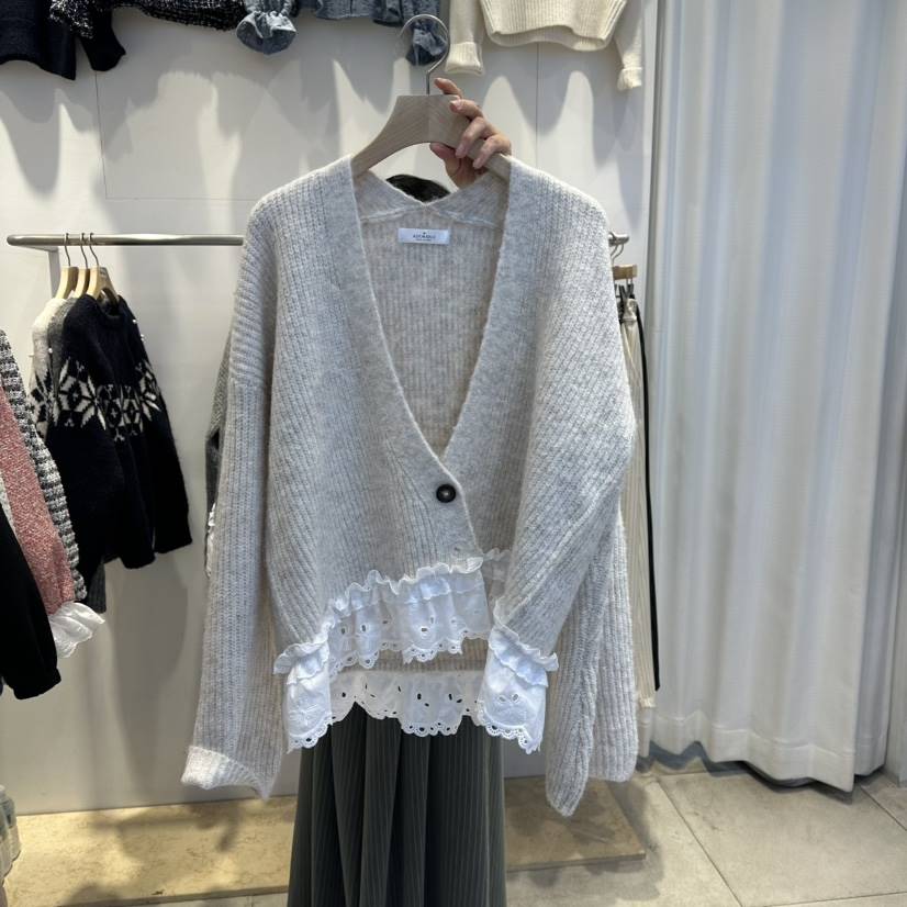 LADYBUG+ADORABLE韓國代購㊣女裝新款真品時尚人氣針織衫開衫LADYBUG/Adorable針織衫