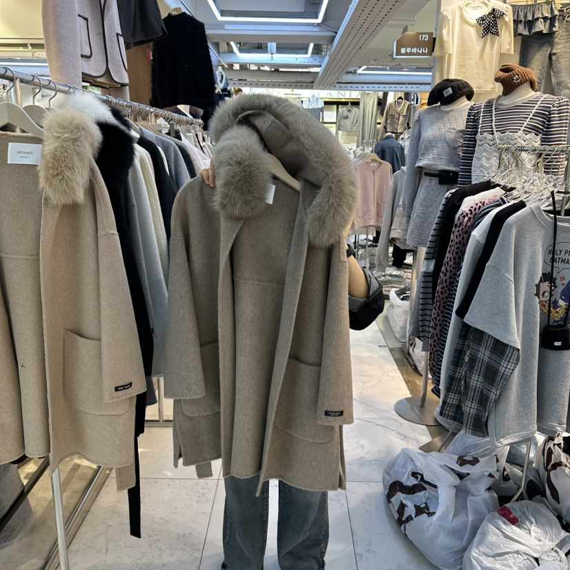 DREAM GIRIS東大門㊣實拍女士新品真品職業25秋冬短款大衣浣熊DREAM GIRIS/HOT PLACE_ISSUE短款大衣