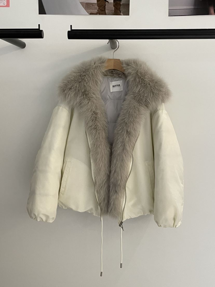 BUTTER-P東大門㊣代購女士新品25秋冬職業短款羽絨服填充鴨絨BUTTER-P短款羽絨服