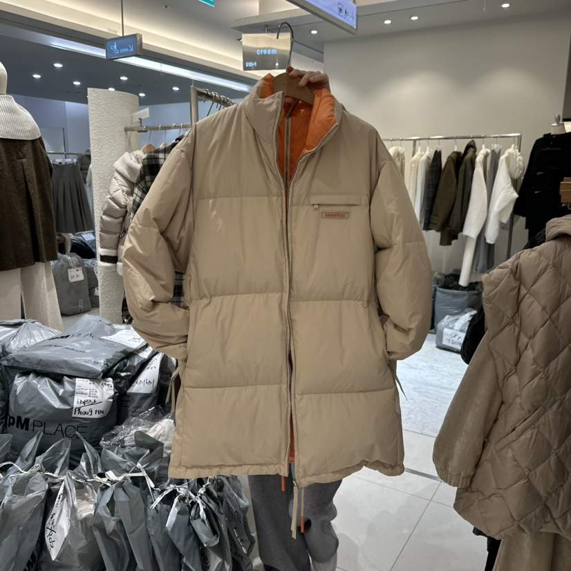 BLUEI-D東大門㊣直郵女士新款人氣熱賣休閑職業長款羽絨服Blue i-d長款羽絨服