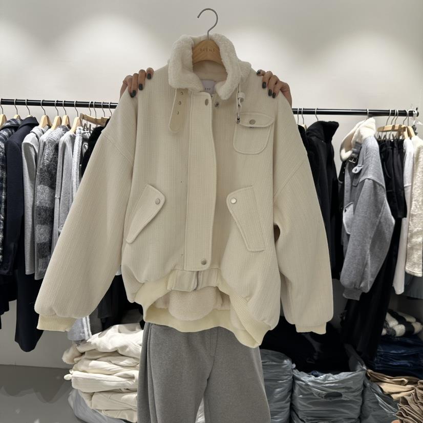 BEENS東大門㊣實拍女裝新品時尚25秋冬人氣真品職業夾克不加棉BEENS夾克