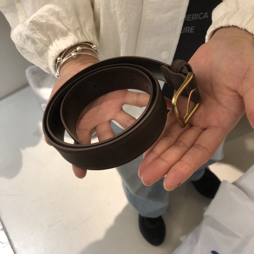 PLATE韓國直郵㊣女裝新品時尚25秋冬熱賣休閑真品人氣腰帶腰帶PLATE腰帶