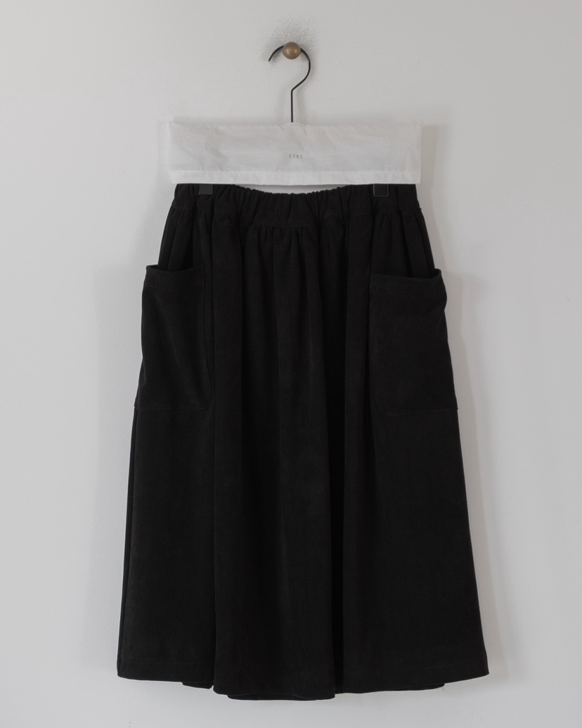 HONG-P東大門㊣實拍女裝新款推薦真品職業半身裙中短裙口袋絨HONG-P半身裙/中短裙