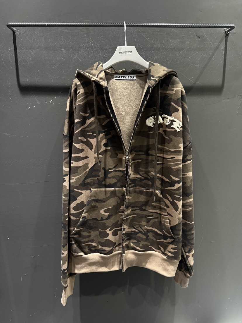 GATELESS韓國直郵㊣女士新品25秋冬職業人氣夾克連帽拉鏈衫GATELESS夾克