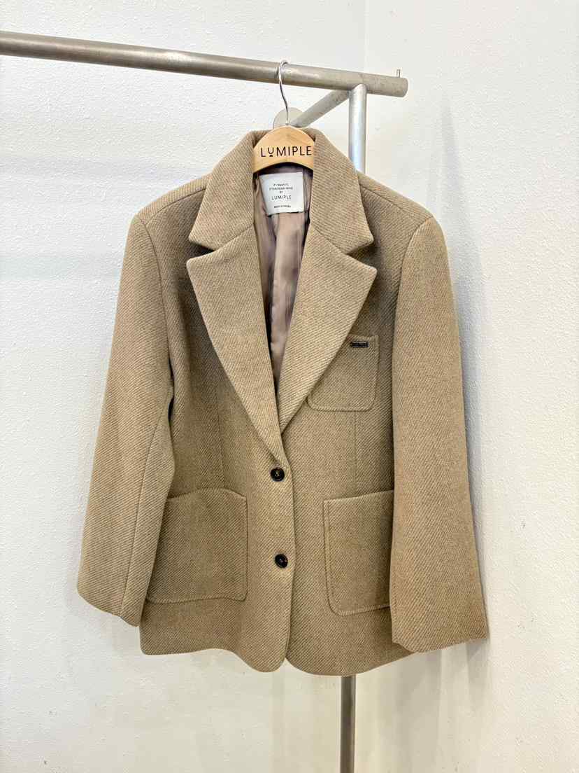 LUMIPLE東大門㊣實拍女士新品推薦真品職業人氣25秋冬時尚夾克LUMIPLE夾克