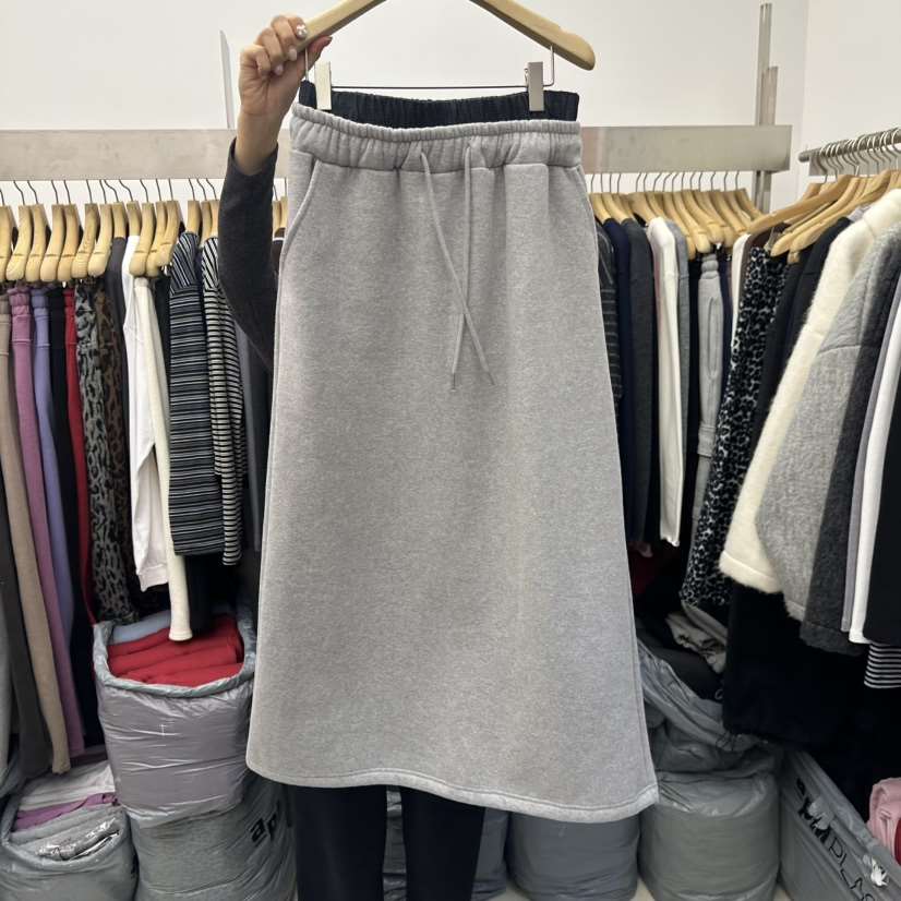 SPECIAL韓國代購㊣女士新款職業時尚推薦人氣真品25秋冬長裙加絨SPECIAL長裙