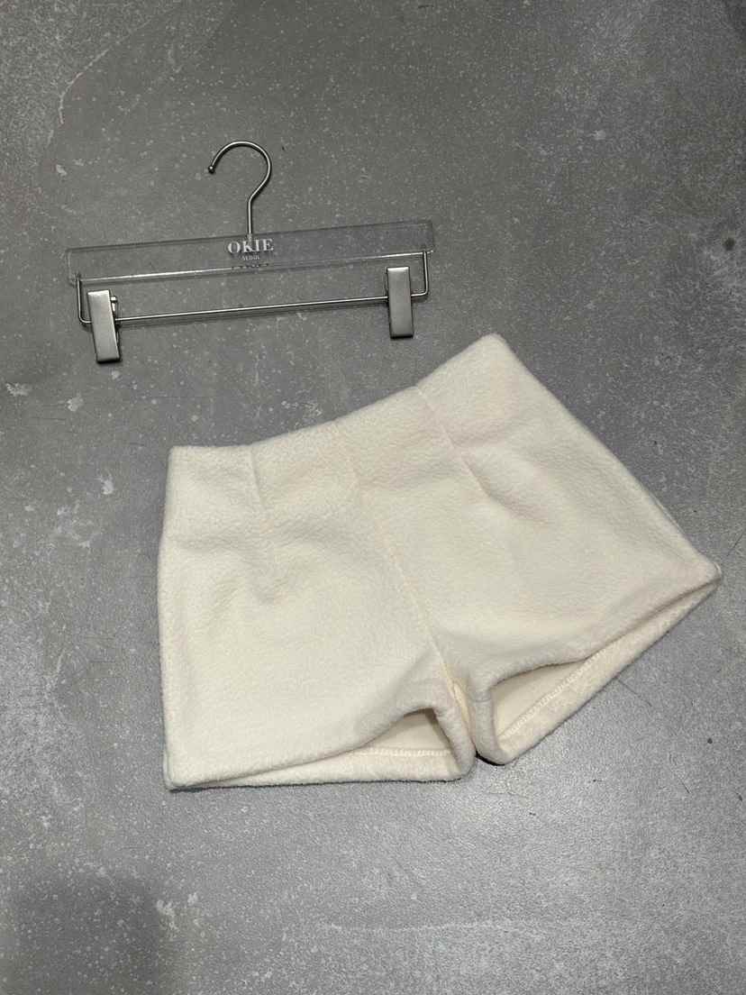 OKIE東大門㊣代購女士新款25秋冬人氣真品推薦短褲羊毛雙層OKIE短褲