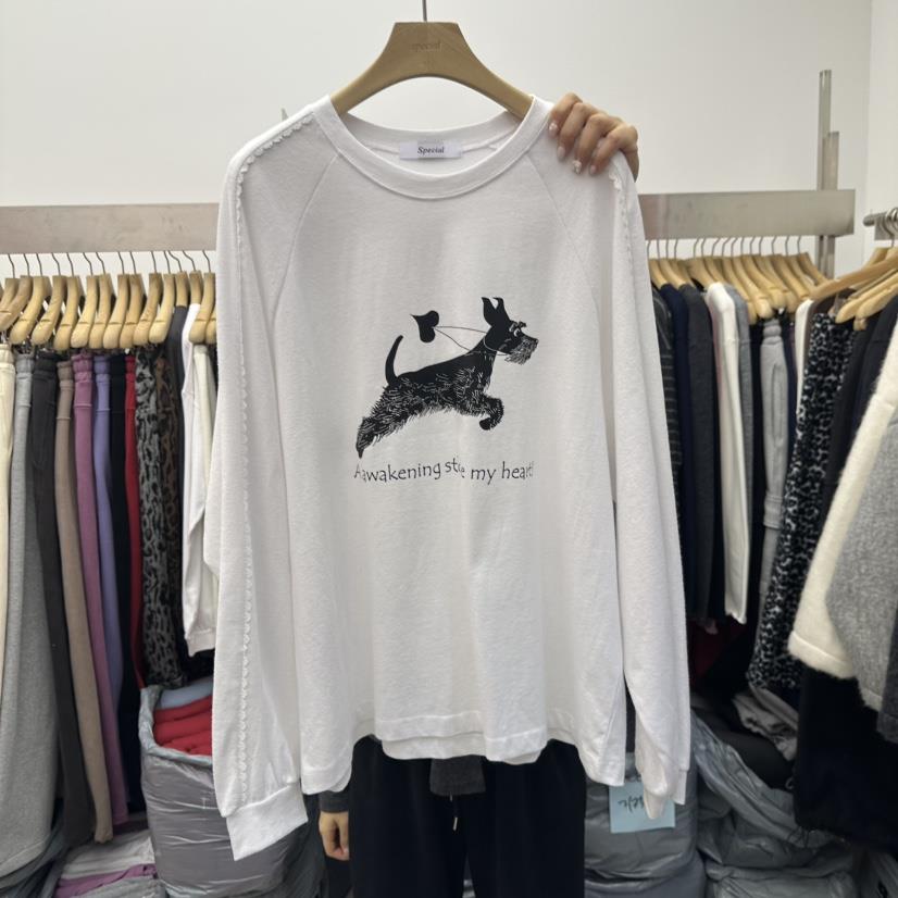 SPECIAL東大門㊣直郵女士新款25秋冬時尚熱賣推薦真品長袖T恤SPECIAL長袖T恤