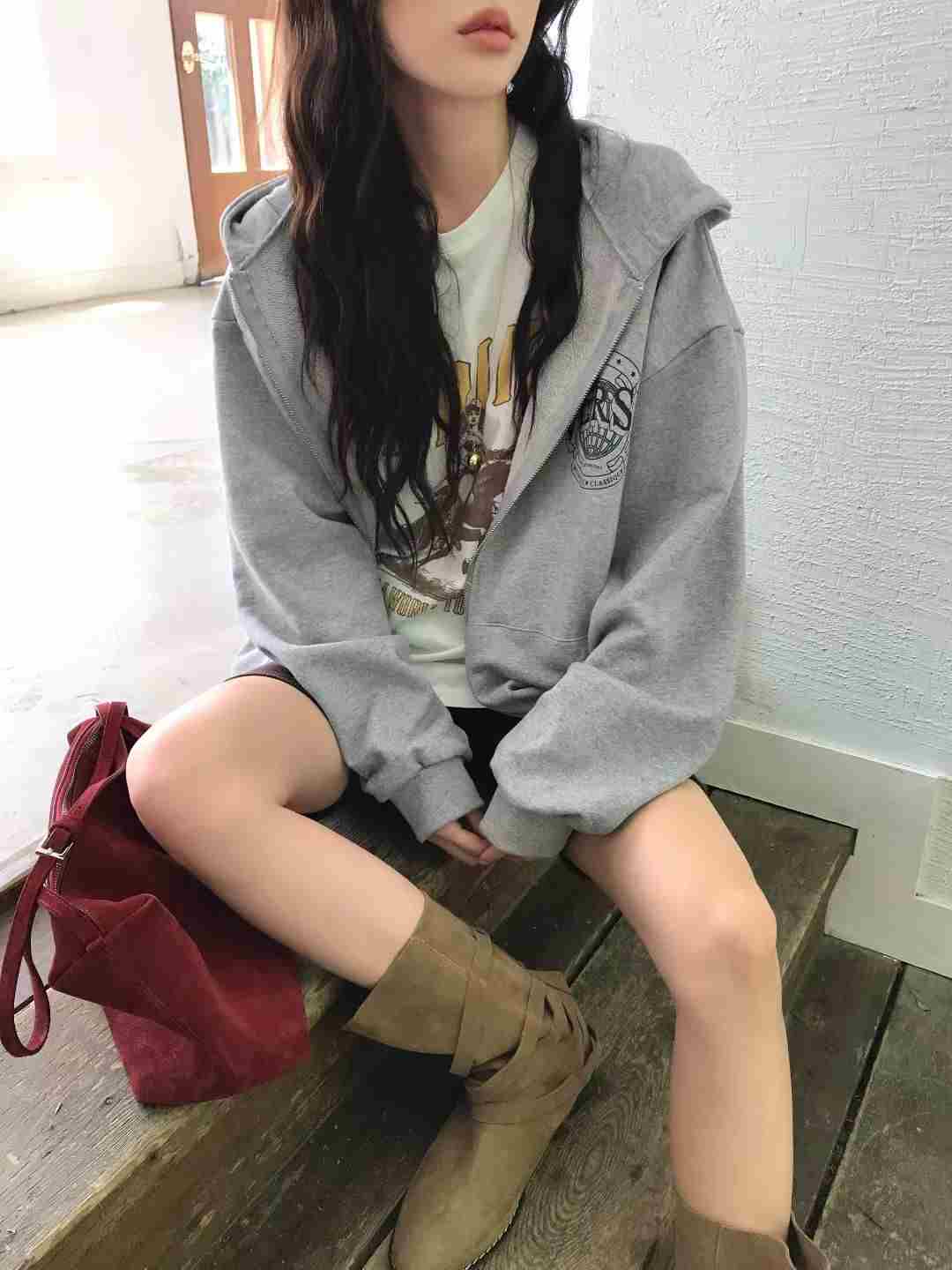 CALLMYNAME東大門㊣代購女裝新品時尚熱賣休閑25秋冬職業夾克Call my name夾克