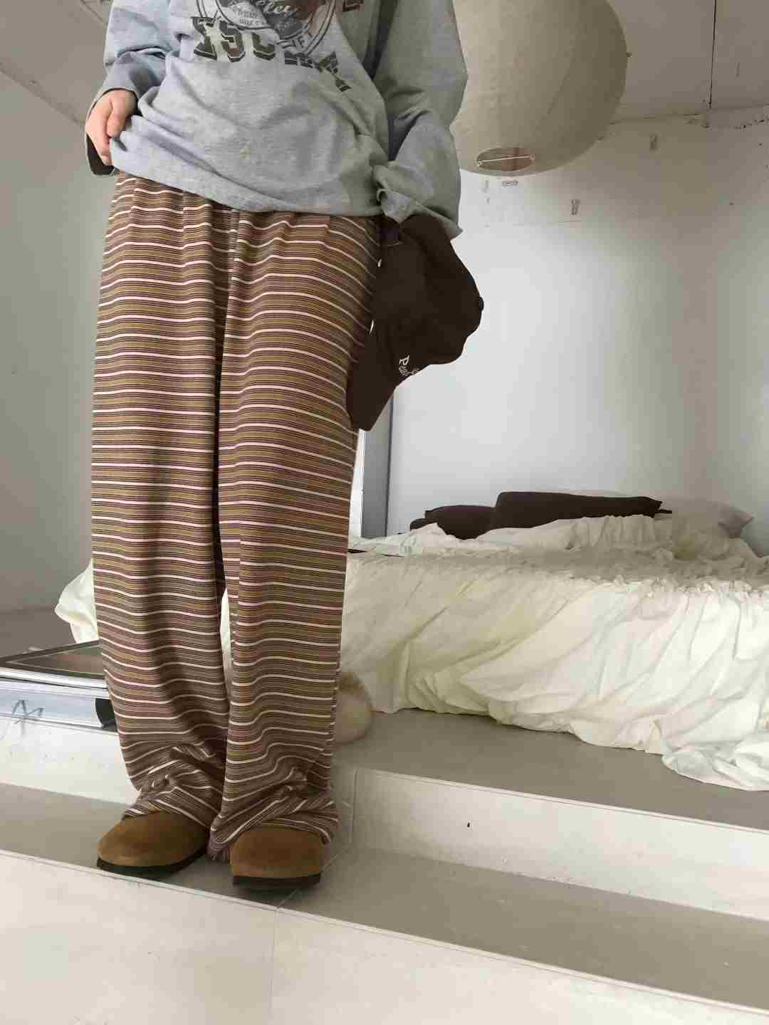 CALLMYNAME韓國代購㊣女士新品時尚推薦職業人氣25秋冬休閑褲Call my name休閑褲